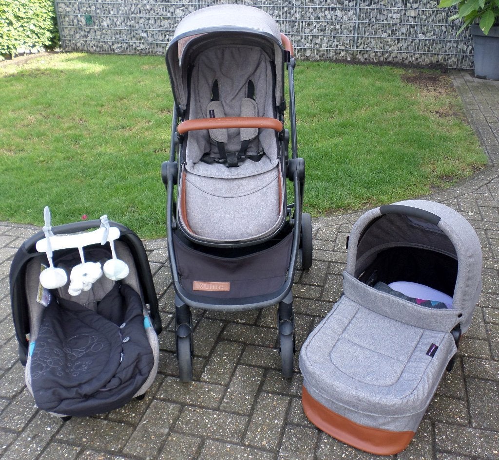Kinderwagen X-Line 3-in-1, Kinderen en Baby's, Zo goed als nieuw, Verstelbare duwstang, Ophalen, Kinderwagen
