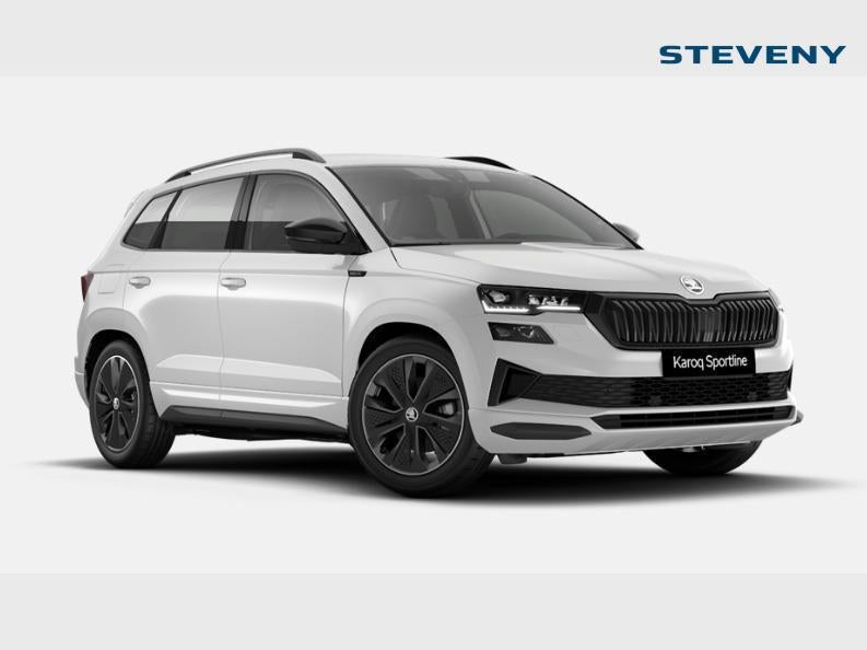 Skoda Karoq 1.5 TSI ACT Sportline DSG, Auto's, Automaat, Wit, Karoq, Navigatiesysteem