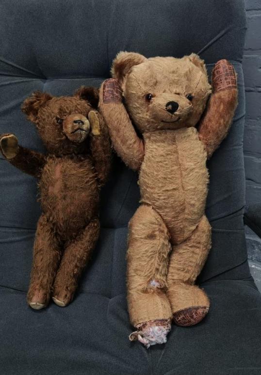 antieke teddyberen (1920-1940), Verzamelen, Ophalen of Verzenden, Gebruikt