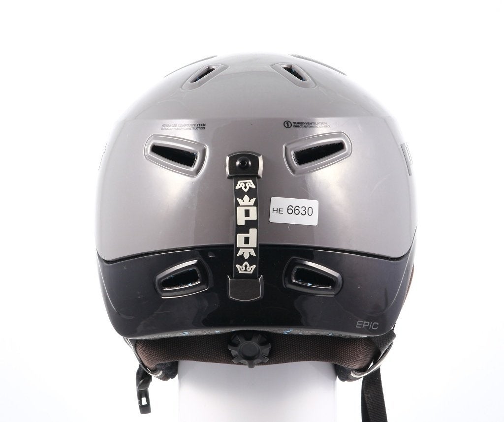 59 60 61 62 cm ski snowboard helm PRET EPIC, Grey/black, Overige merken, Gebruikt, Verzenden, Overige typen