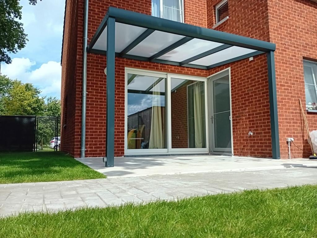 Overkapping carport deurportaal op maat ,gratis opmeting, Enlèvement, Carport