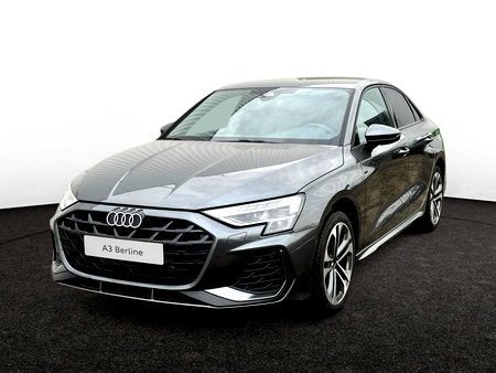 Audi A3 Sedan BUSINESS EDITION S LINE 35 TDI 150 PK S TRONIC, Auto's, Automaat, Adaptive Cruise Control, 131 g/km, Zilver of Grijs