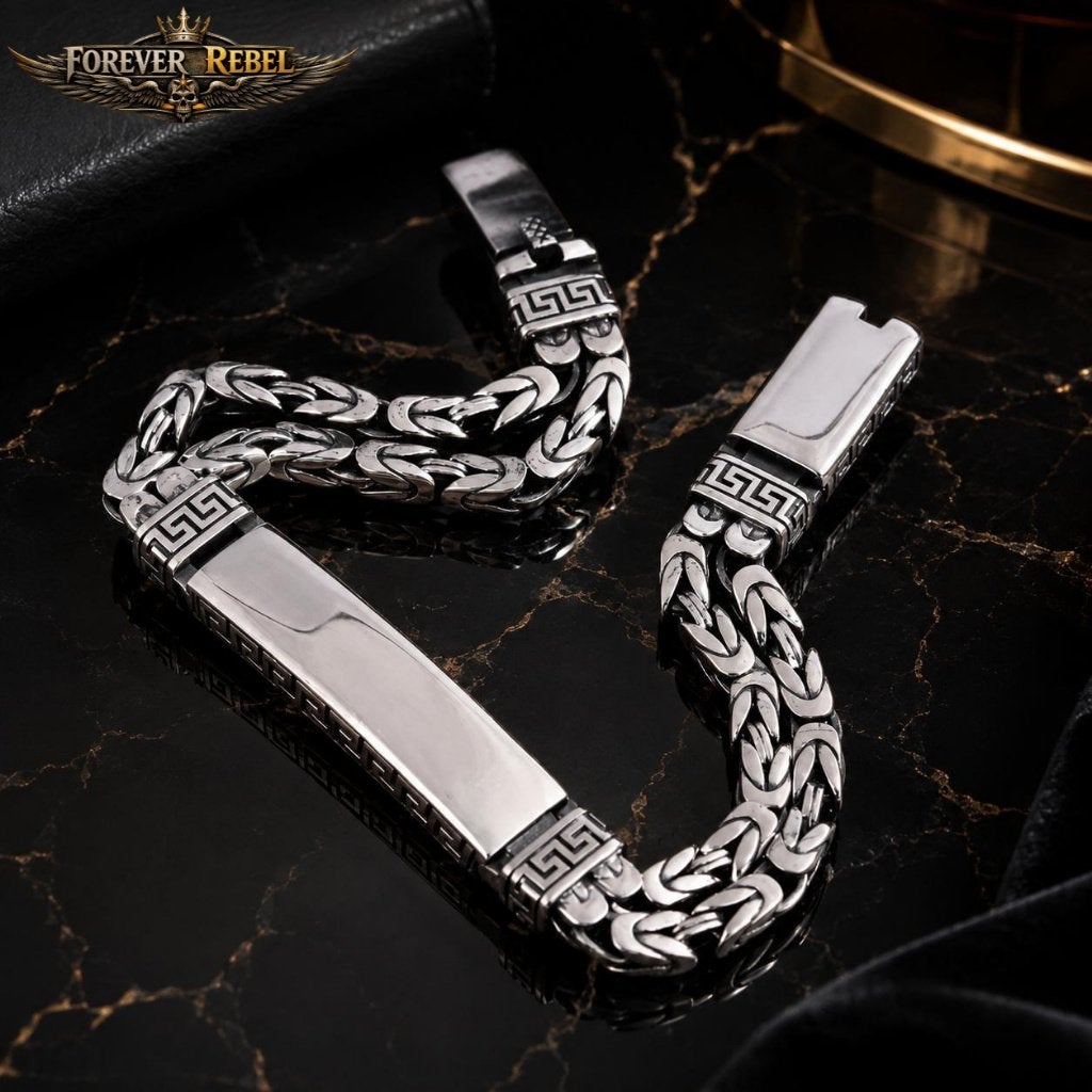Maze Lock Armband - 925 zilver - In 3 maten, Verzenden, Nieuw, Zilver, Zilver