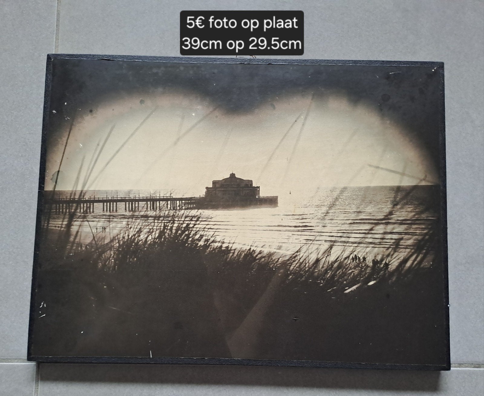Vintage foto van Pier Blankenberge, Ophalen