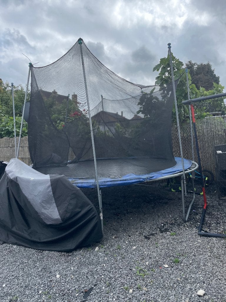 Trampoline, Kinderen en Baby's, Speelgoed | Buiten | Trampolines, Ophalen, Gebruikt