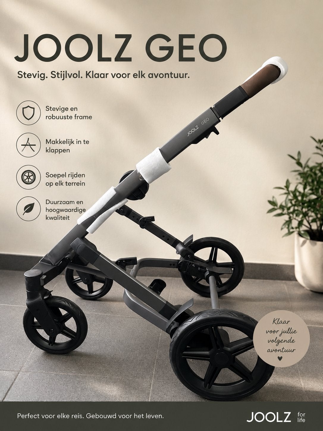 Nieuwe Joolz Geo3 Frame + wielen, Kinderen en Baby's, Ophalen, Zo goed als nieuw