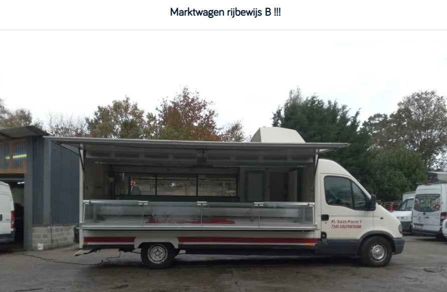 Marktwagen Voeding met rijbewijs B, Articles professionnels, Stock & Retail | Voitures, Enlèvement