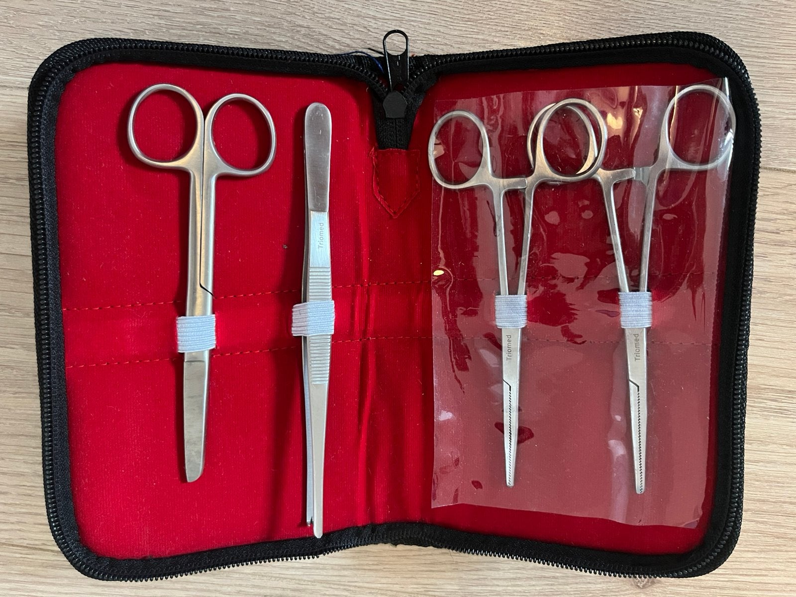Medische instrumentenset – 4-delige set in etui, Divers, Fournitures scolaires, Enlèvement ou Envoi, Comme neuf