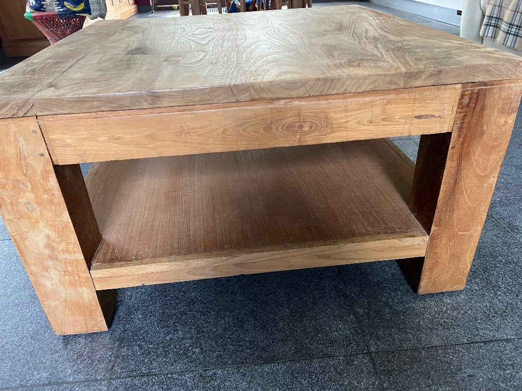 table basse, Teck, Moins de 50 cm, Enlèvement, Moins de 50 cm