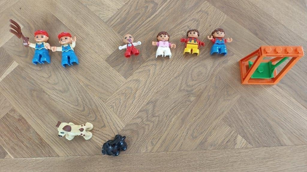 Duplo figuren en schommel, Enlèvement, Utilisé, Minifigurine, Duplo