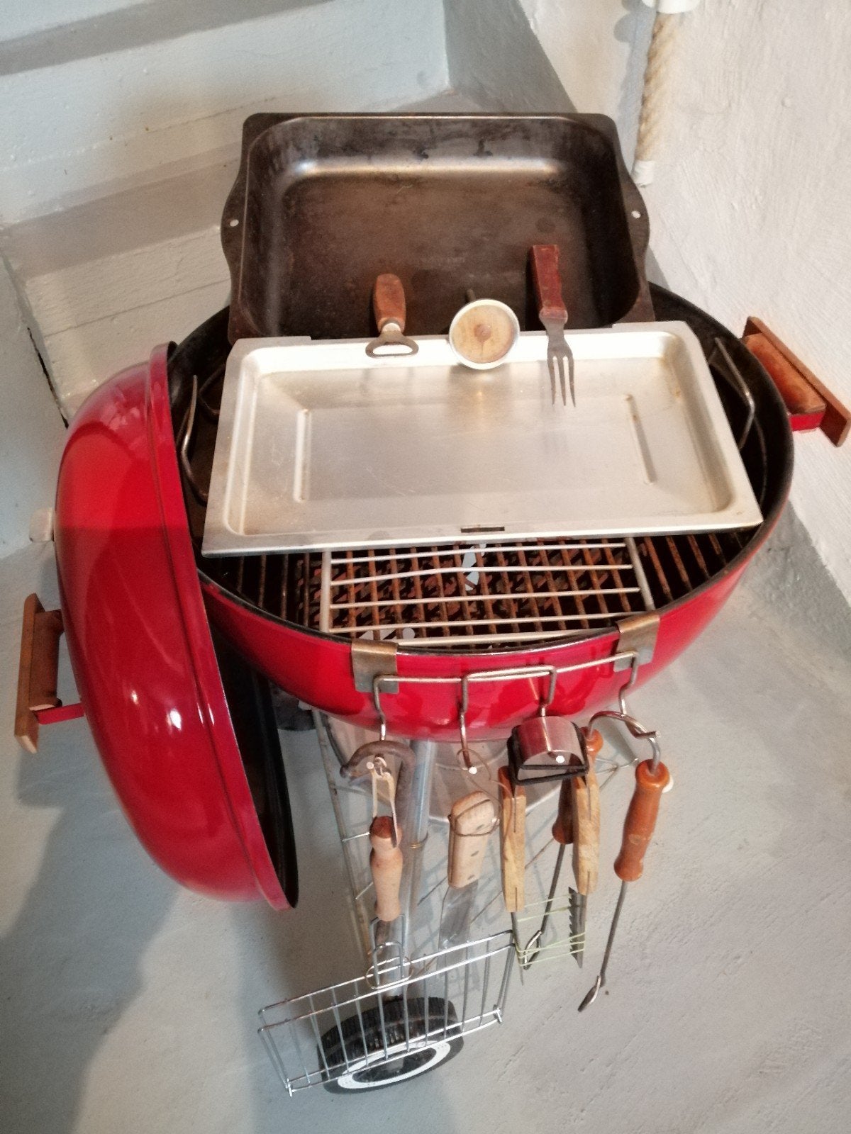 Weber Barbecue met alle benodigdheden, Jardin & Terrasse, Accessoires pour le barbecue, Enlèvement