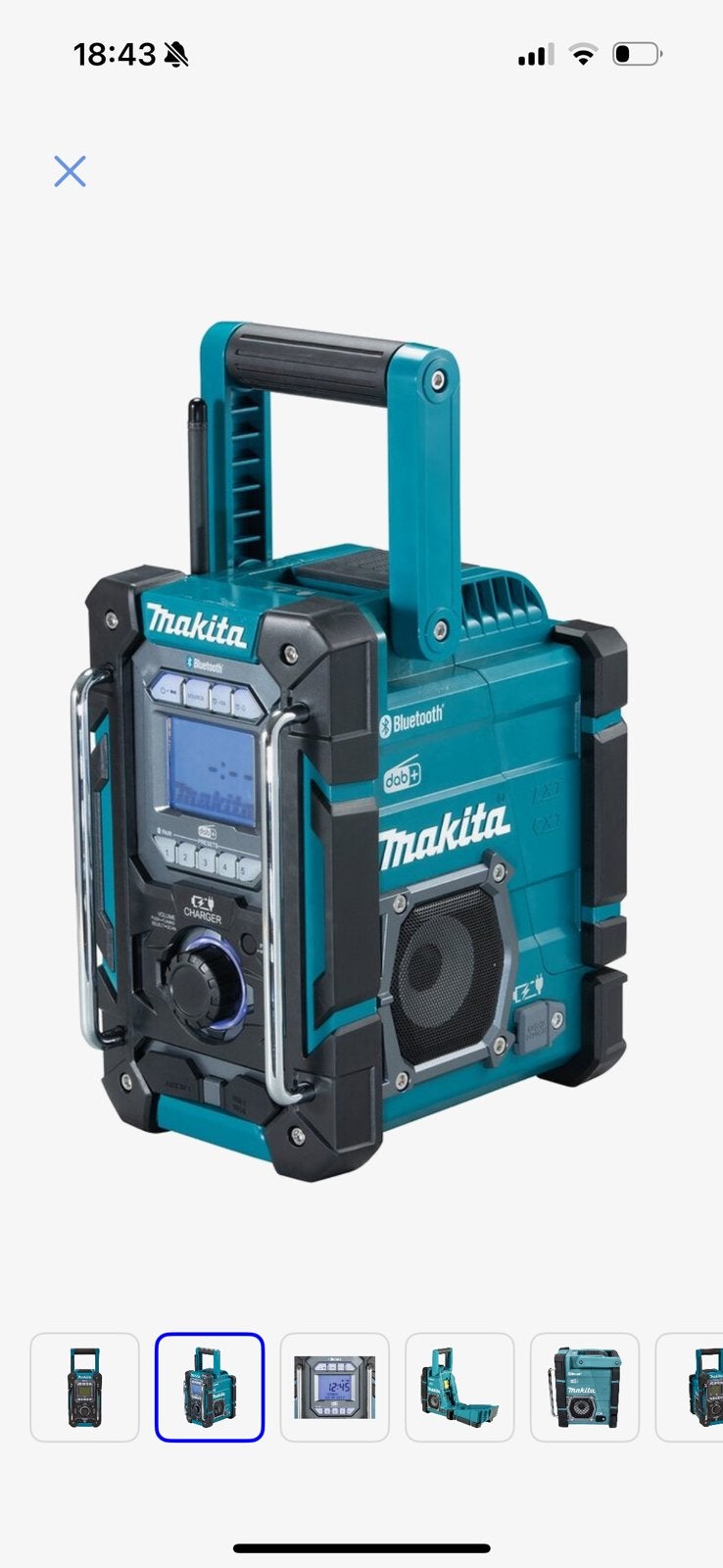 Makita bouwradio dmr301, Enlèvement, Comme neuf, Radio de chantier