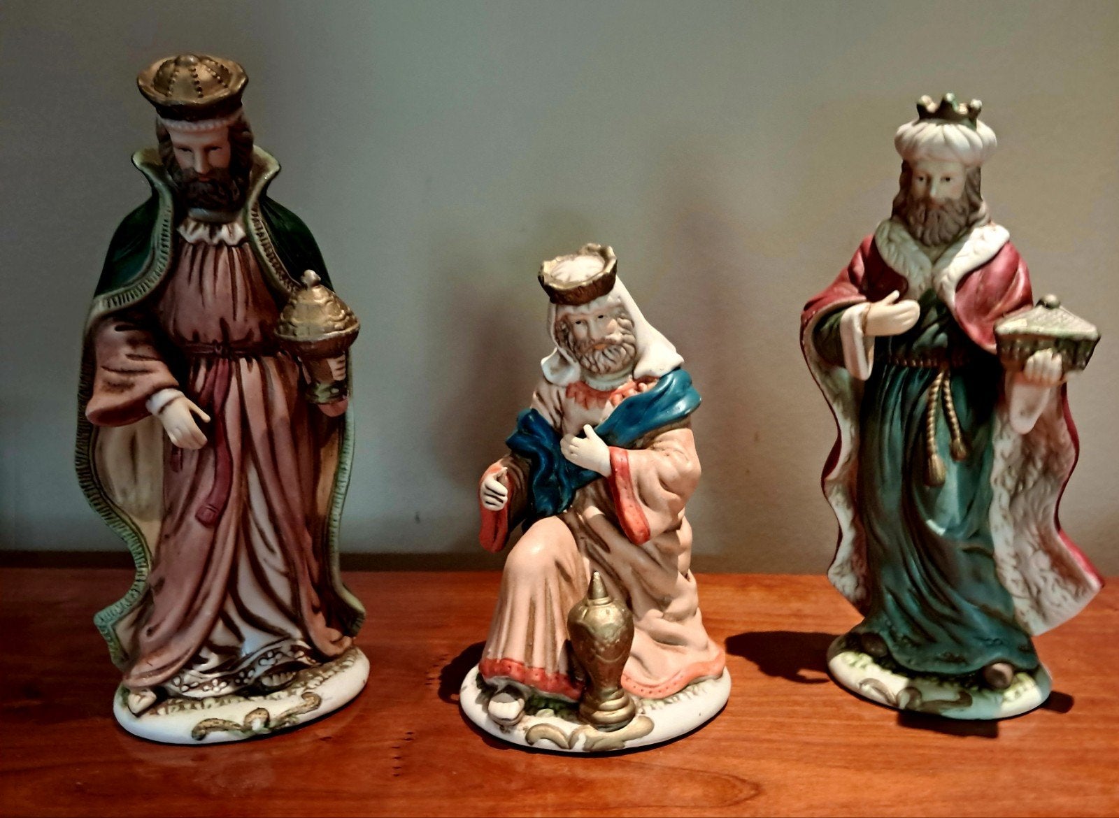 prachtige, antieke,porseleinen kerstgroep, bisquit, Ophalen of Verzenden
