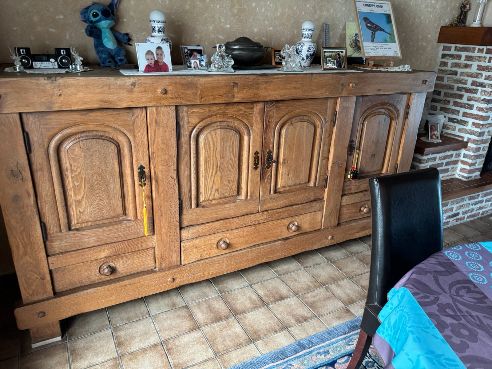 Kast eik, Ophalen of Verzenden, Zo goed als nieuw