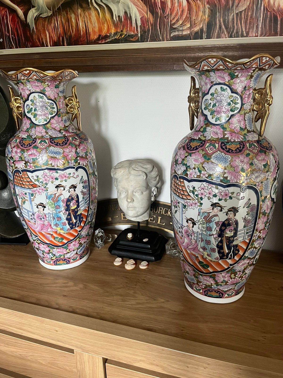 Paire de grand vase chinois, Antiquités & Art, Enlèvement ou Envoi