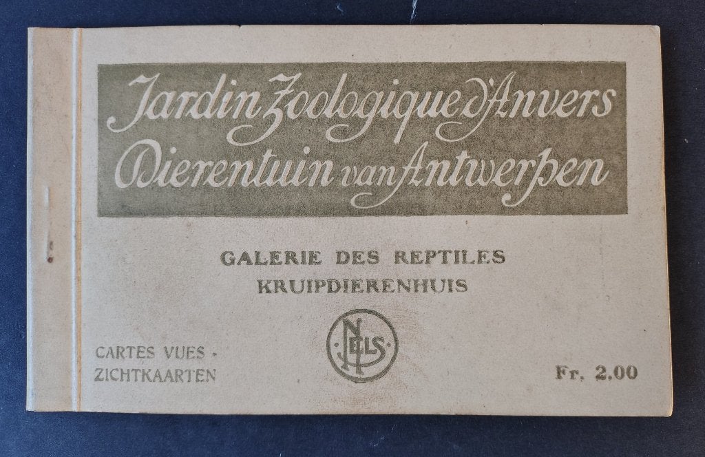 Vintage postkaarten Antwerpse zoo, Ophalen of Verzenden, Zo goed als nieuw, Voor 1940, Dier