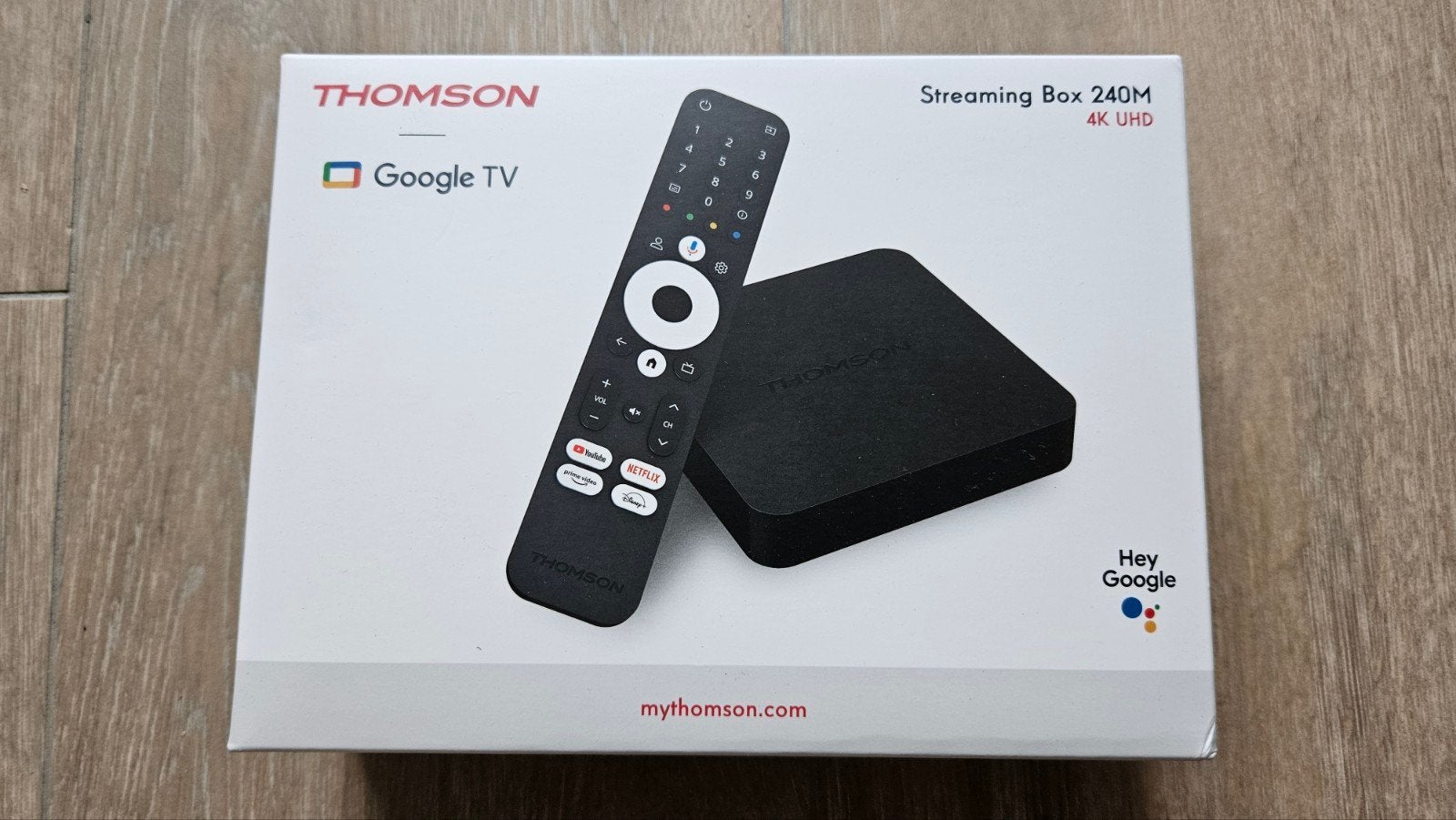 Thomson Streaming Box Google TV, Enlèvement, Comme neuf, HDMI, Sans disque dur