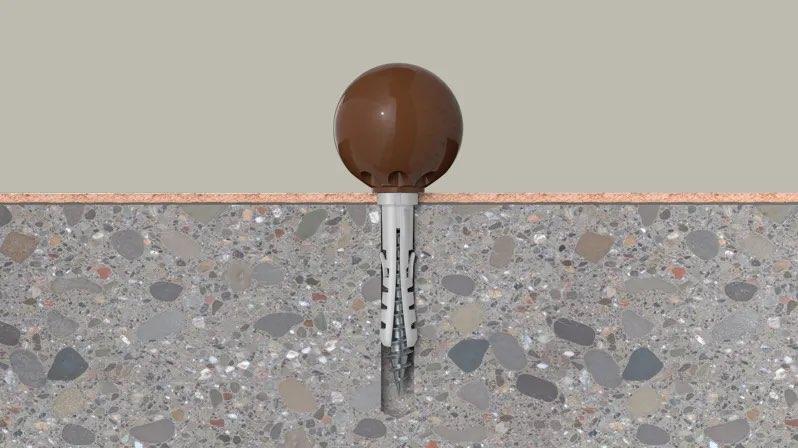 Fischer deurstop - kleur bruin, Huis en Inrichting, Woonaccessoires | Deurstoppers, Nieuw, Binnen, Ophalen of Verzenden