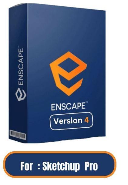 Enscape voor Sketchup Pro, Rhino, Computers en Software, Ontwerp- en Bewerkingssoftware, Ophalen, Nieuw, Windows