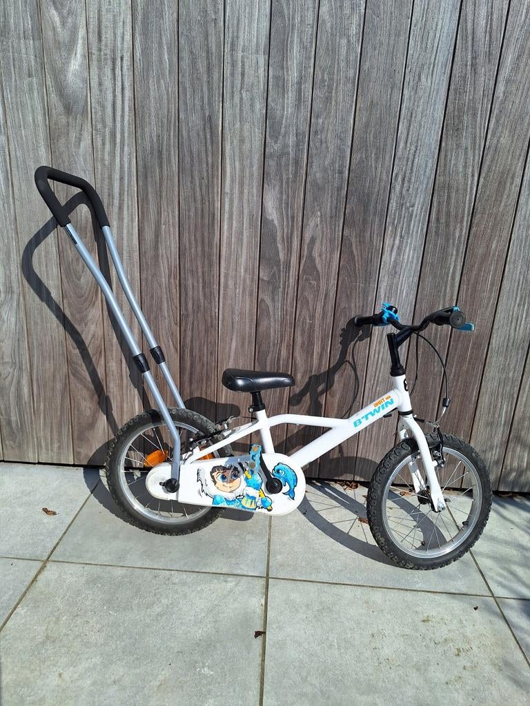 Fiets Btwin 16 inch met balance trainer, Ophalen