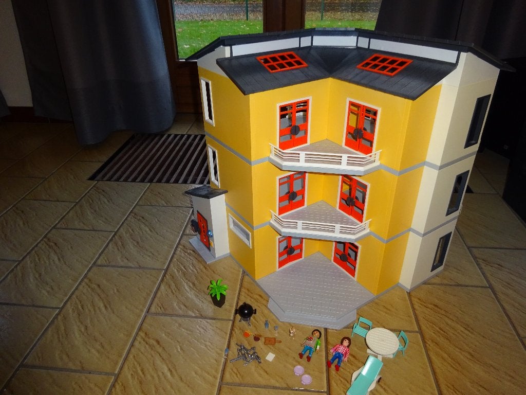 Playmobil appartement, Ophalen of Verzenden, Zo goed als nieuw, Complete set, Gebouw