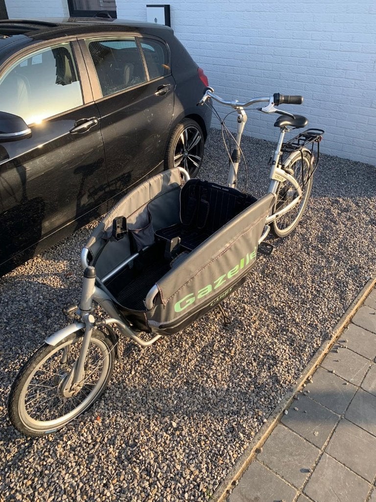 Bakfiets Gazelle Cabby, Fietsen en Brommers, Ophalen, Gebruikt, 2 kinderen, Gazelle