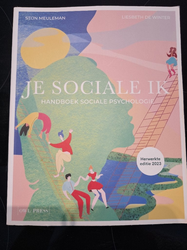Je sociale ik, Livres, Owl press, Enlèvement ou Envoi, Comme neuf, Psychologie sociale