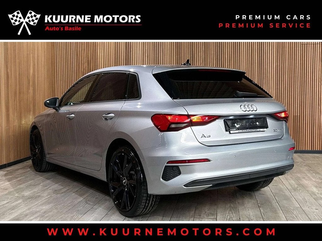 Audi A3 30 TFSI S Tronic Alu19"/Led/Leder/Pdc/Gps *1j garant, Cuir, Achat, Euro 6, Noir