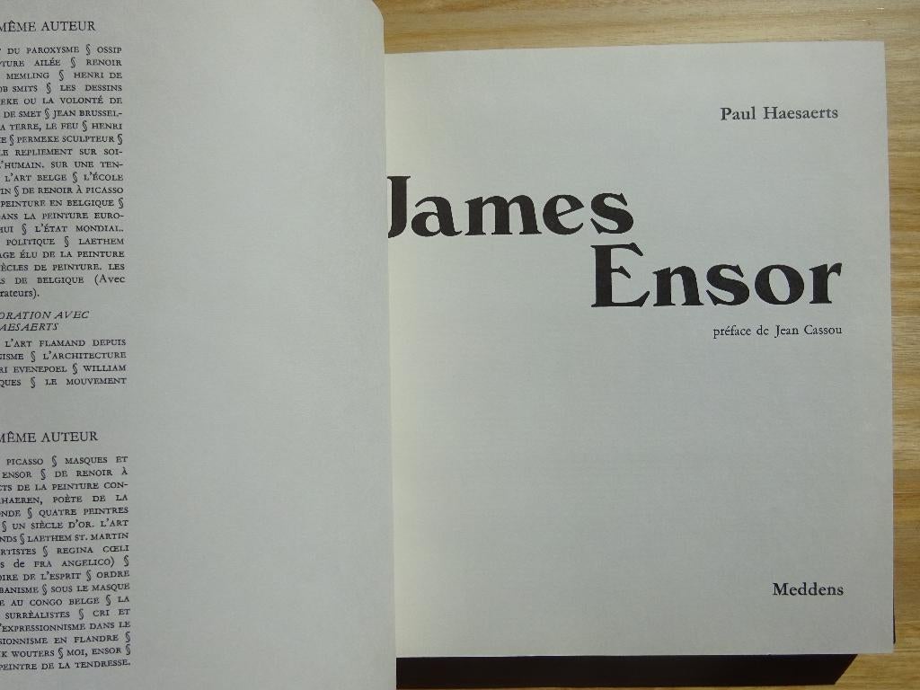 James Ensor, par  Paul Haesaerts, 1973, Meddens, Boeken, Haesaerts, Ophalen of Verzenden, Zo goed als nieuw, Schilder- en Tekenkunst