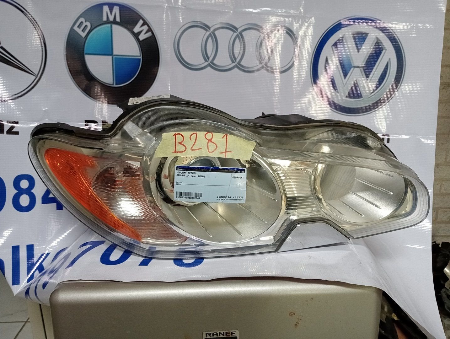 Jaguar xf xenon koplamp 2009-2015 rechts origineel, Auto-onderdelen, Gebruikt, -, -, Ophalen of Verzenden