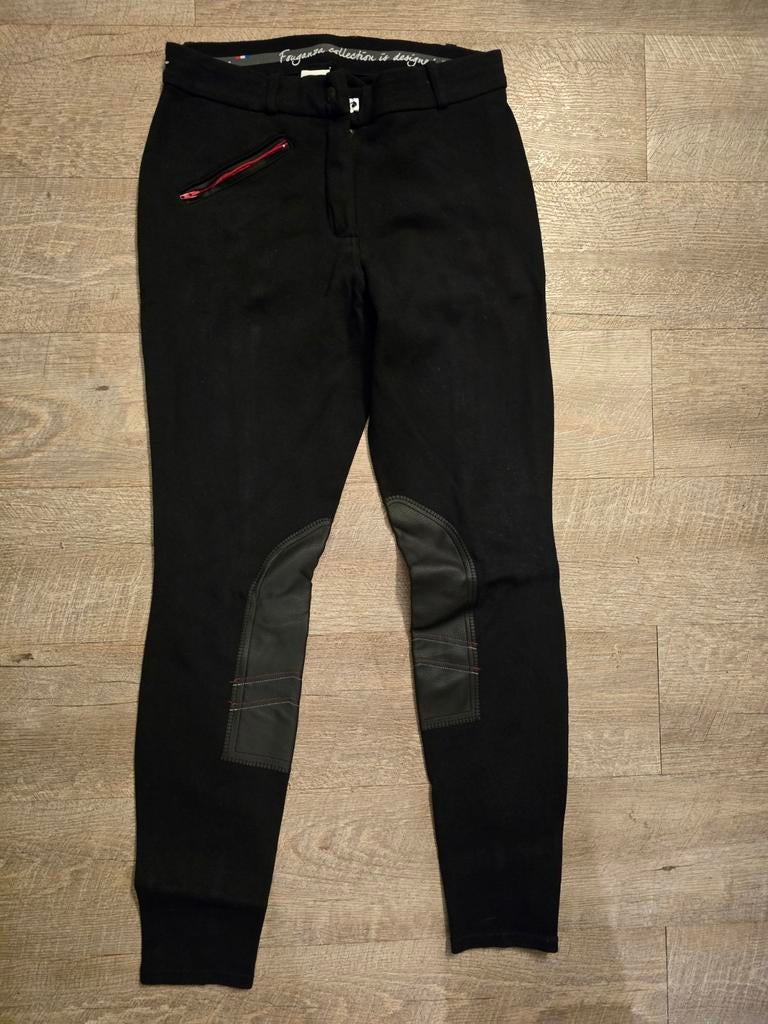 Pantalon d'équitation noir et rouge  Fouganza M Super état