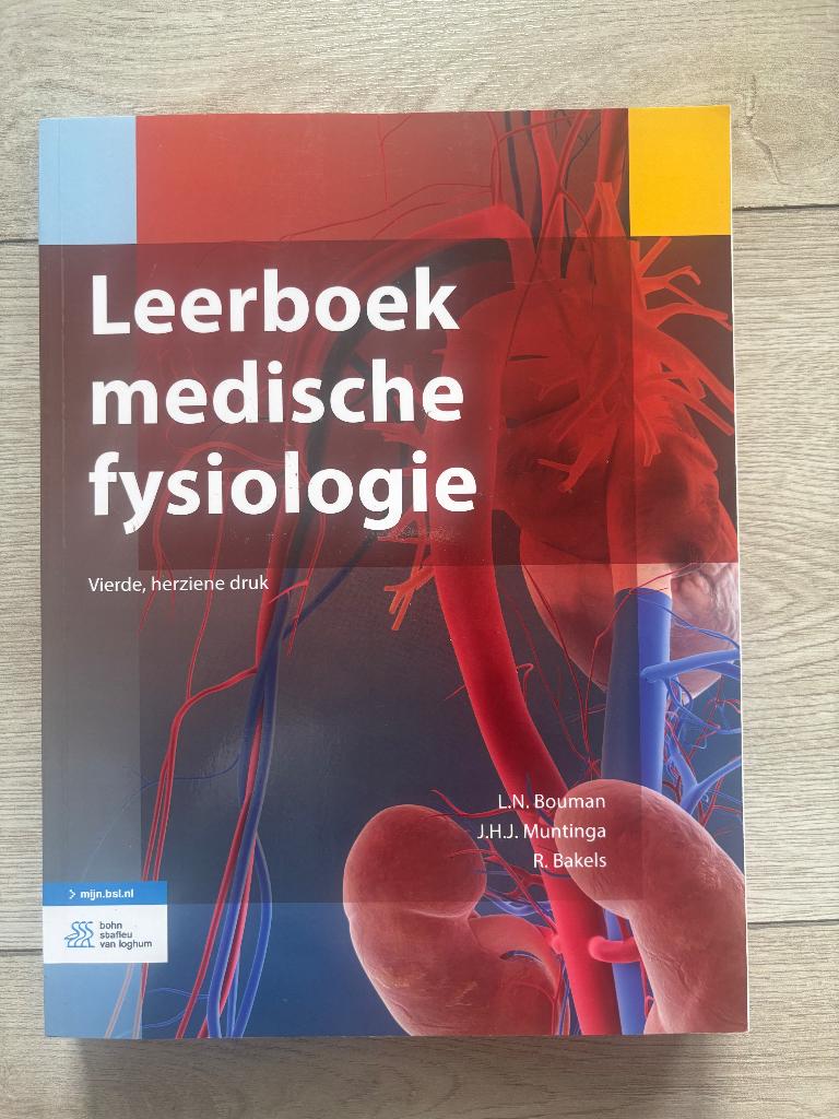 Leerboek medische fysiologie, Ophalen of Verzenden, Zo goed als nieuw, Hoger Onderwijs, L.N. Bouman