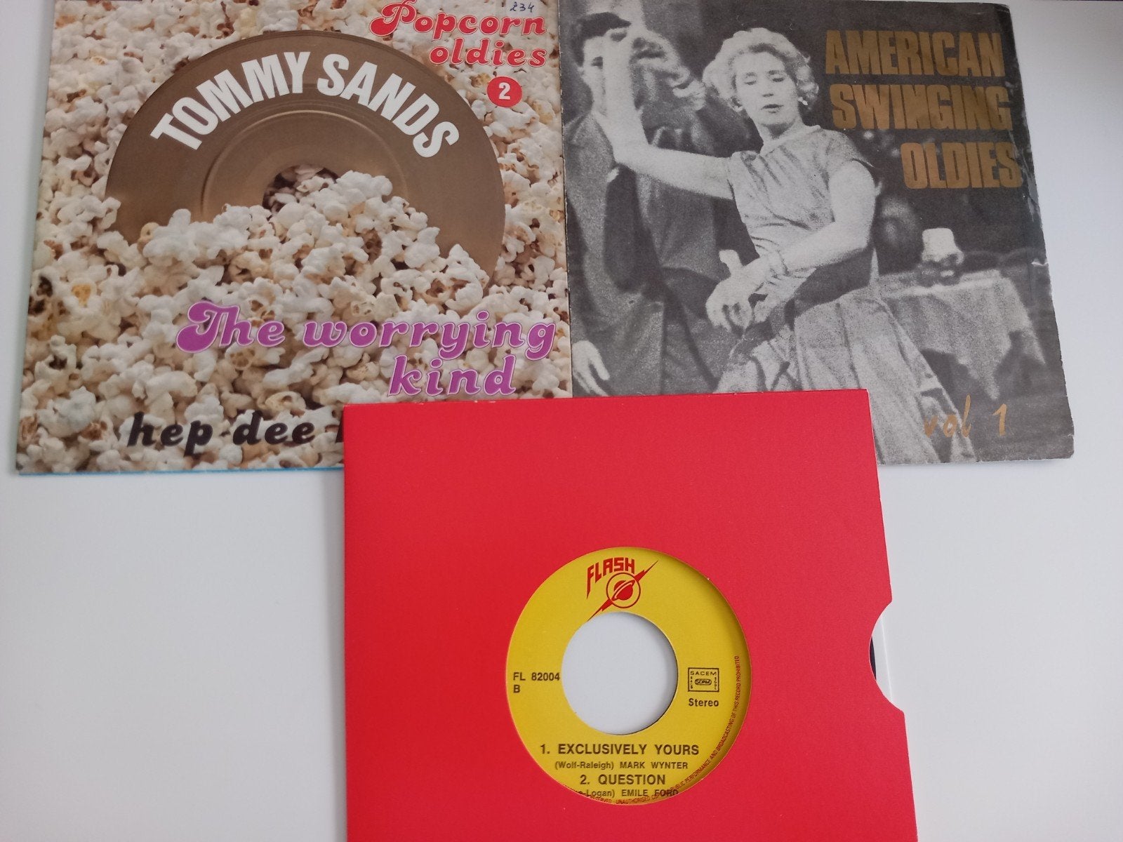 POPCORN OLDIES  3 X 45T, Enlèvement ou Envoi
