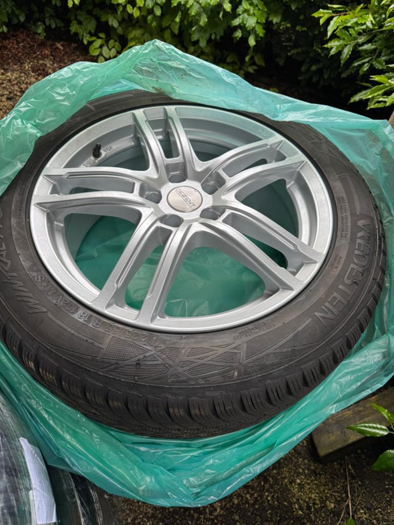 Wielen + winterbanden NIEUW!! 225/55 R 18, Ophalen, Nieuw