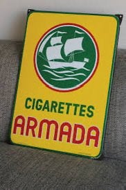 Gezocht emaille armada, Ophalen of Verzenden, Zo goed als nieuw