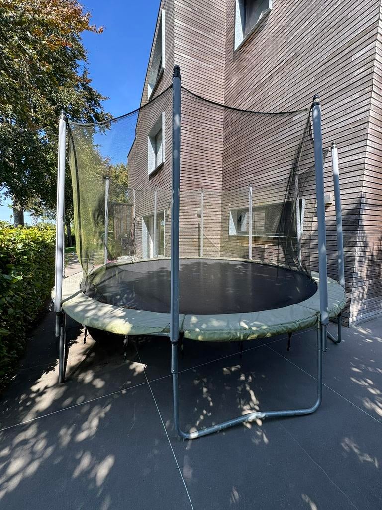 Trampoline diametre 3m60, Ophalen, Gebruikt