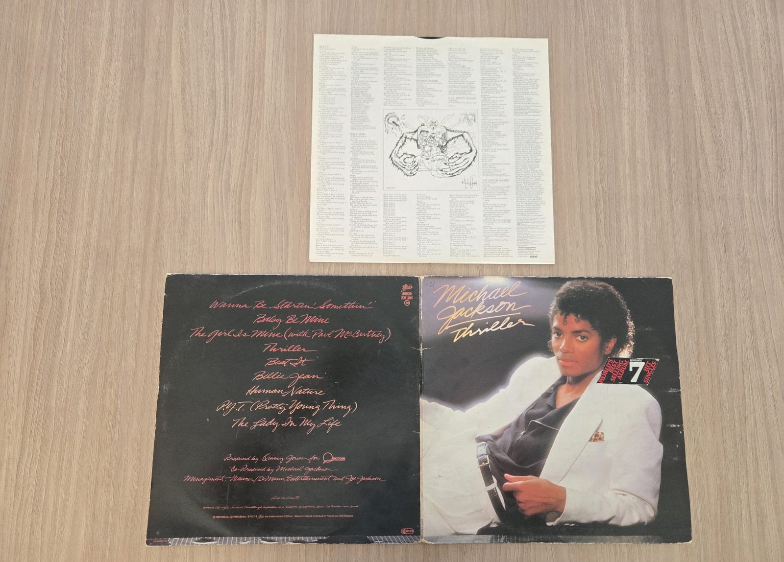 Michael jackson thriller, Enlèvement ou Envoi, Comme neuf, CD ou Disque