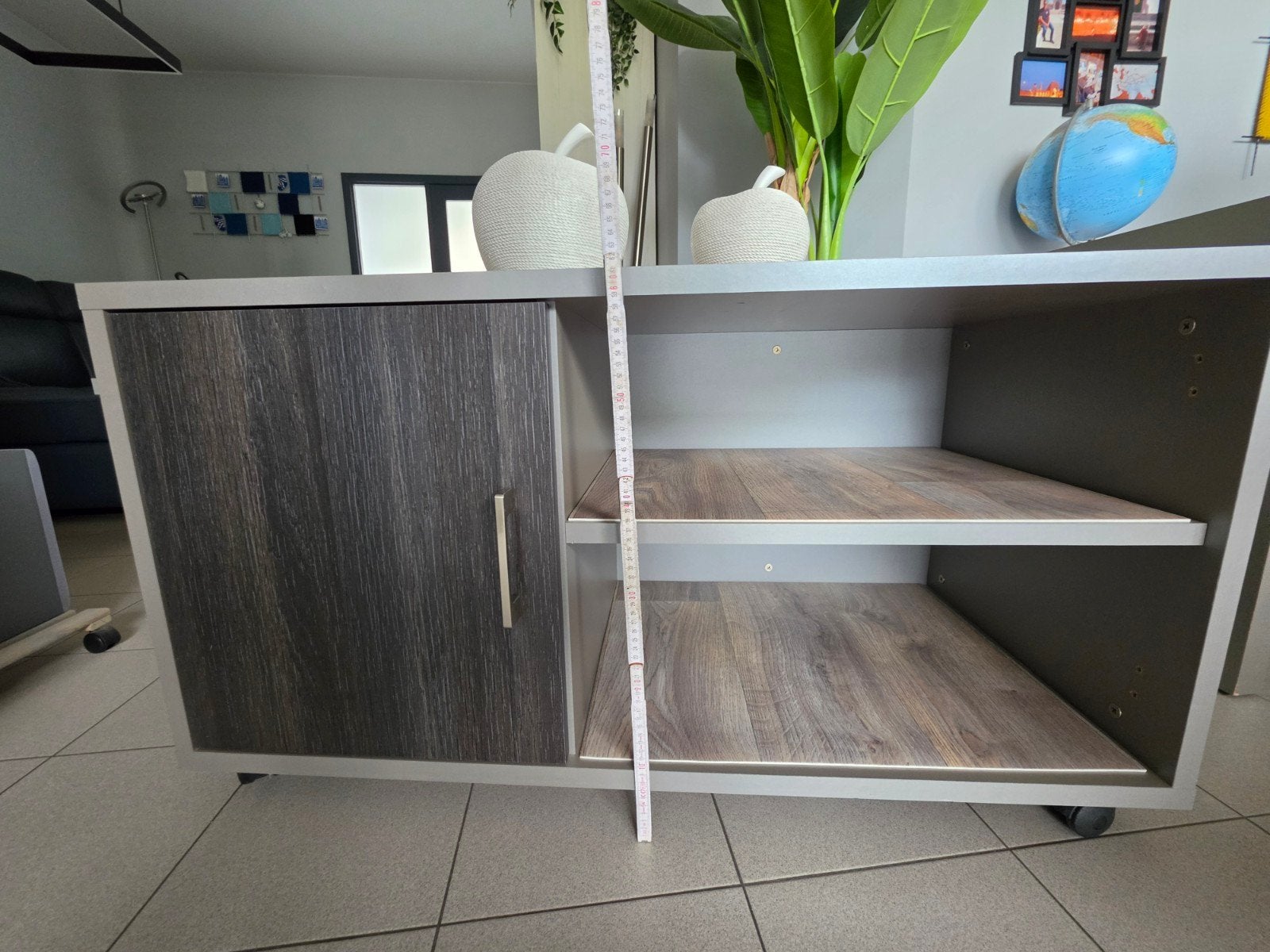 bijzet kastje op wieltjes roldeur kastje merk MDR, Huis en Inrichting, Ophalen