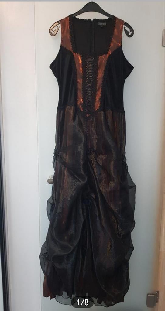 Prachtig gothic kleed Merk Sinister, Kleding | Dames, Ophalen, Maat 42/44 (L)