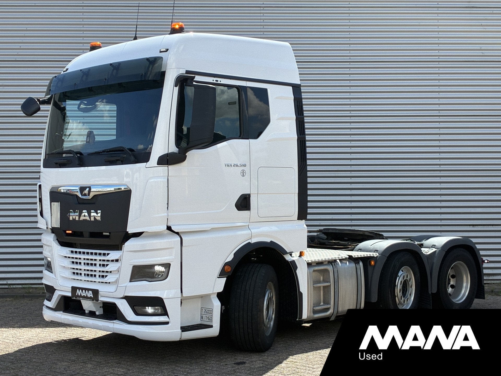 MAN TGX 26.510 6x2/4 BL GM ADR ALCOA'S CARPLAY STANDKACHEL S, Auto's, Vrachtwagens, Automaat, Stof, MAN, Wit