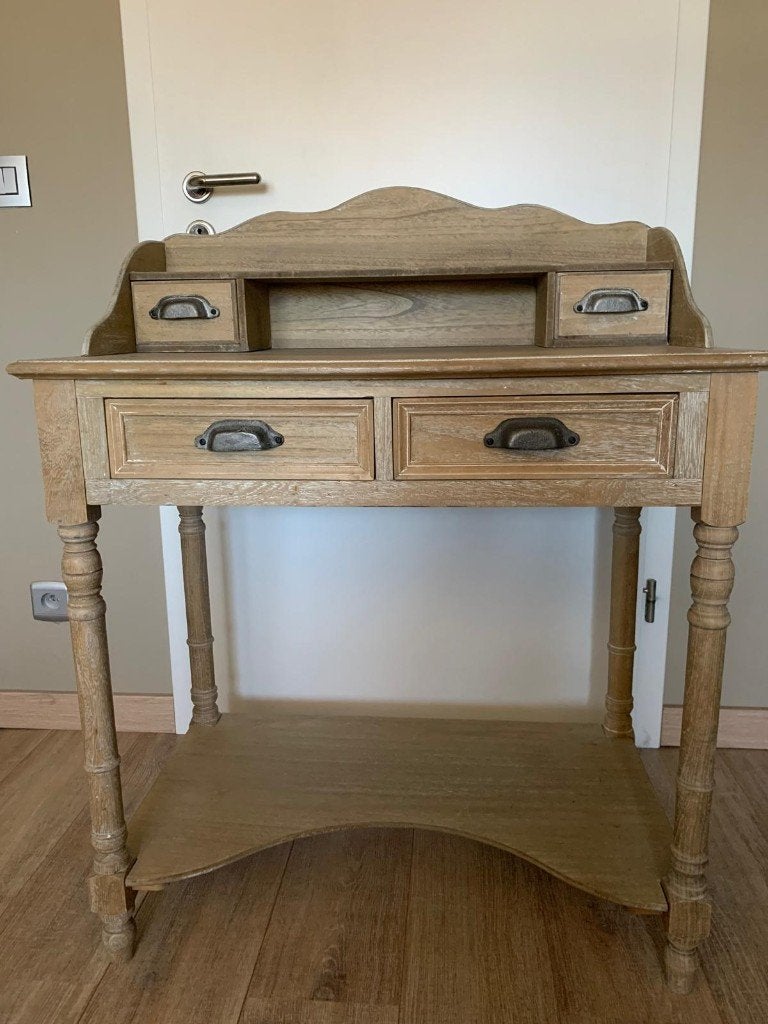 Landelijke sidetable / wandtafel van paulowniahout – Nieuw, Maison & Meubles, Tables | Dessertes, Neuf, Enlèvement