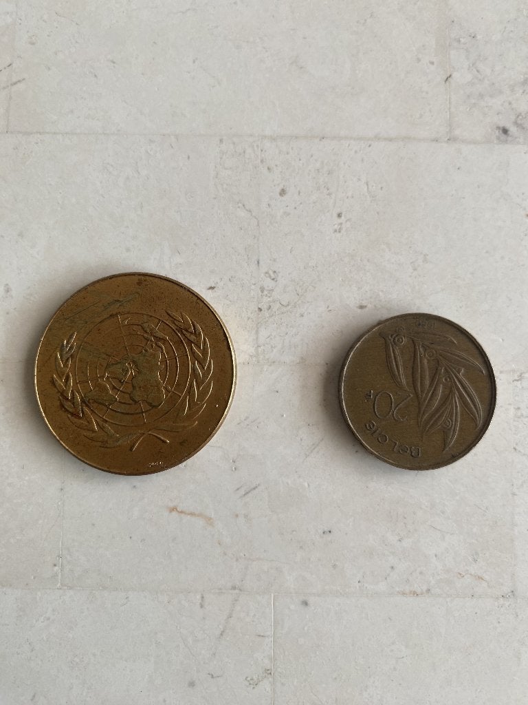 Oude munt en medaille, Postzegels en Munten, Ophalen of Verzenden, Metaal, Losse munt