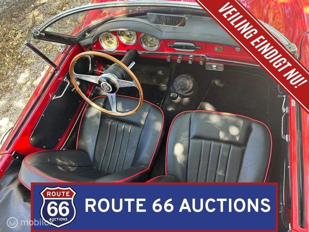 Alfa Romeo Giulietta Spider | 1959 | Route 66 Auctions, Auto's, Zwart, Bedrijf, Handgeschakeld, Overige carrosserie