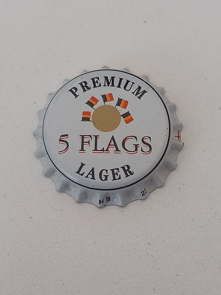 Kroonkurk : 5 FLAGS PREMIUM LAGER, Verzamelen, Verzenden, Nieuw