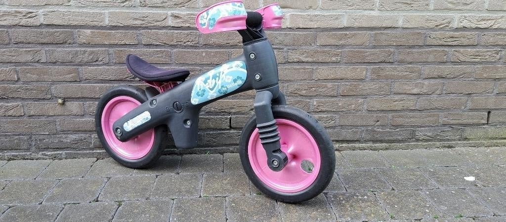 Loopfiets roze, Ophalen, Loopfiets