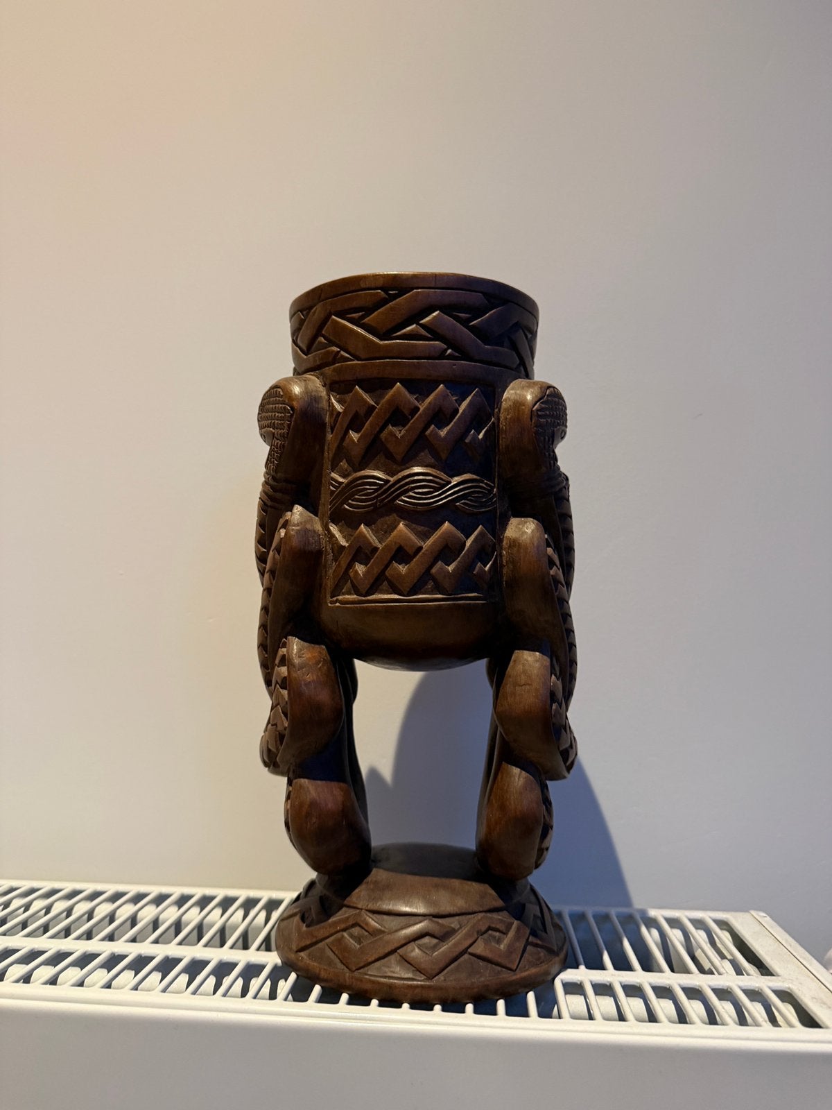 Unieke Afrikaanse Tribale Kunst: Handgesneden Kuba (Congo), Ophalen of Verzenden, Afrika, Modern