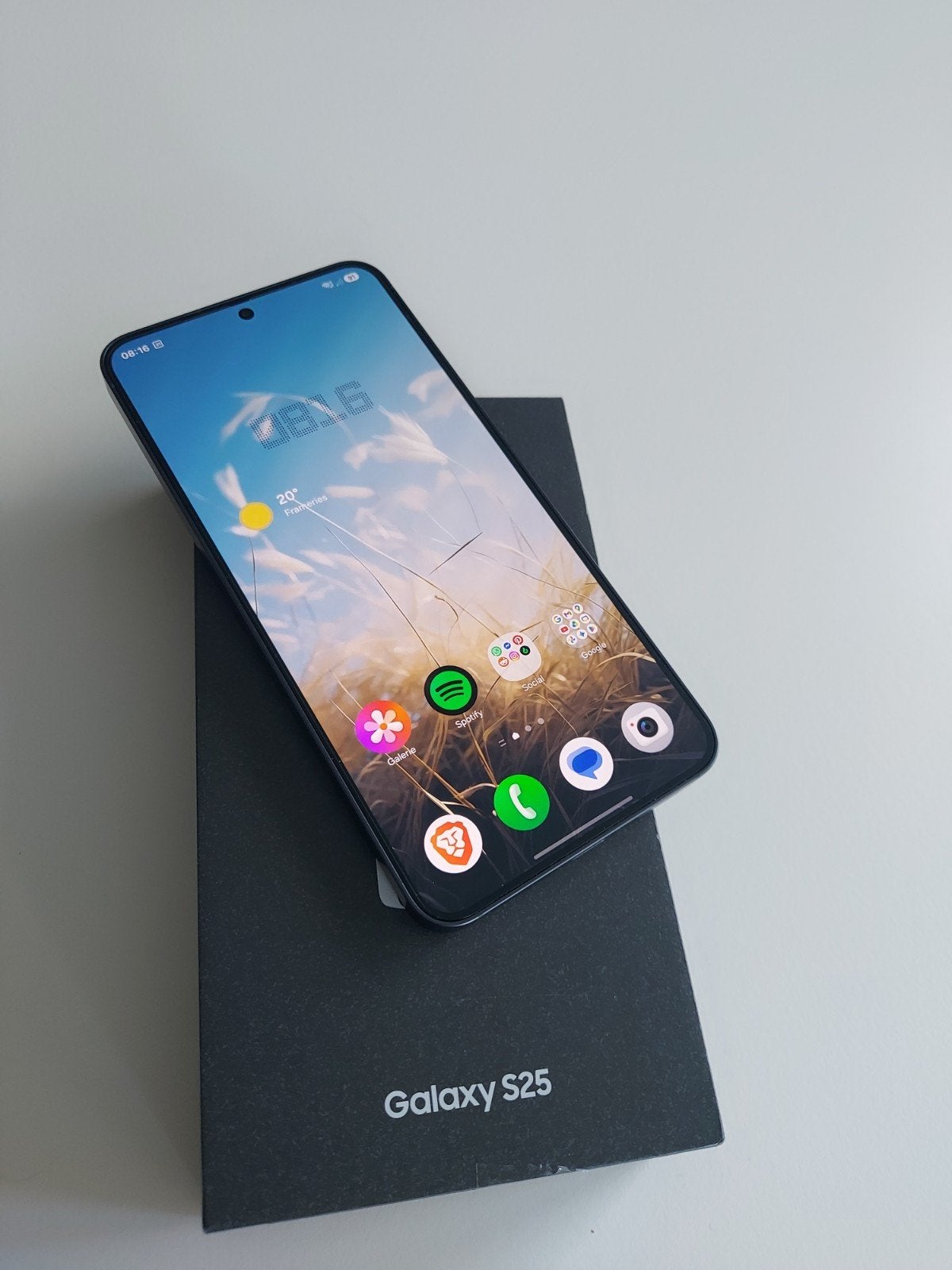 Samsung S25 black 12 Gram 128, Enlèvement