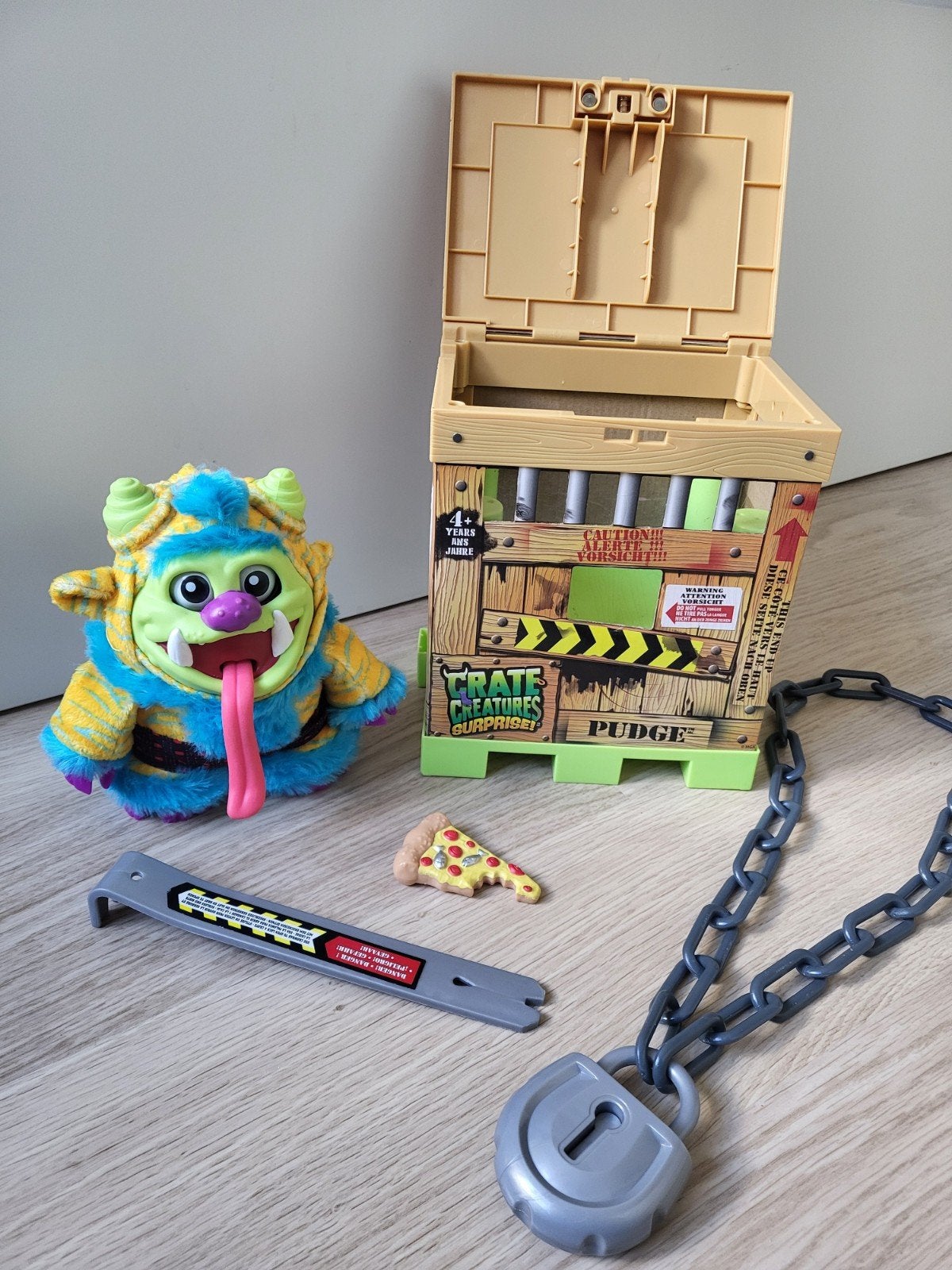 Crate creatures surprise monster - Pudge, Kinderen en Baby's, Speelgoed | Houten speelgoed, Zo goed als nieuw, Overige typen, Ophalen of Verzenden