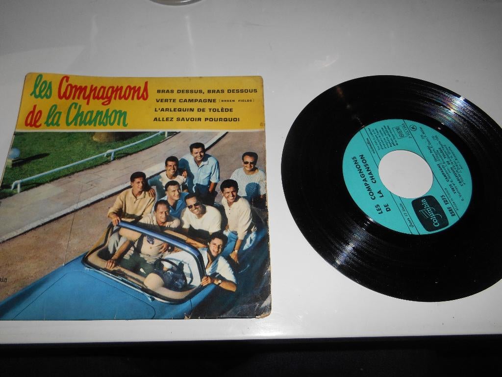 45T 4 pistes Les compagnons de la chanson, Ophalen of Verzenden
