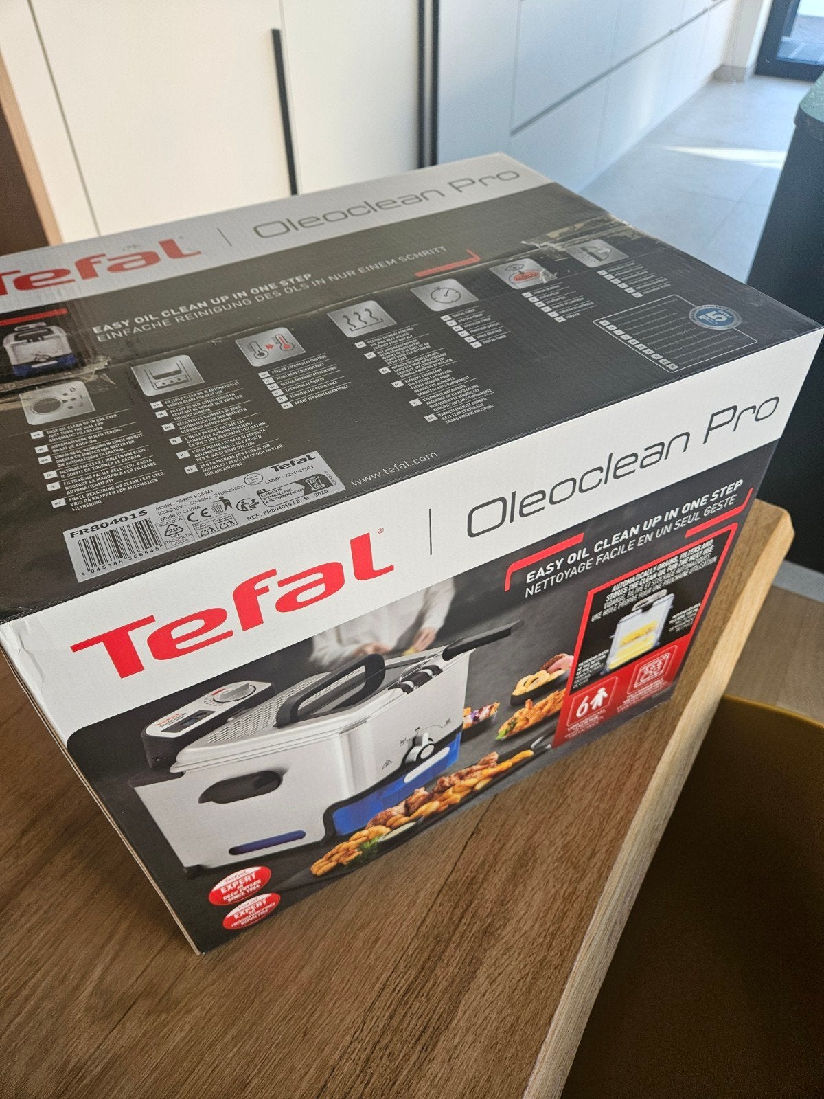 Tefal Oleoclean Pro Inox & Design FR8040, Elektronische apparatuur, Frituurpannen, Ophalen